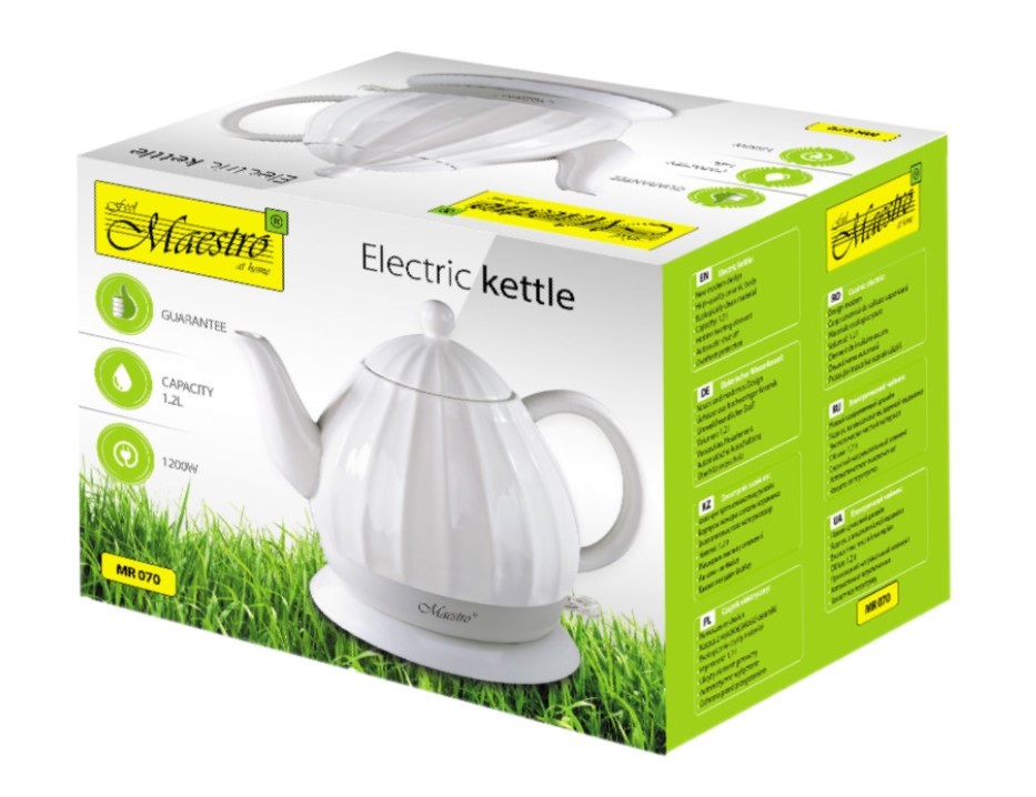 Feel-Maestro MR-070 keramični kuhalnik vode, 1,2l, 1200W 3