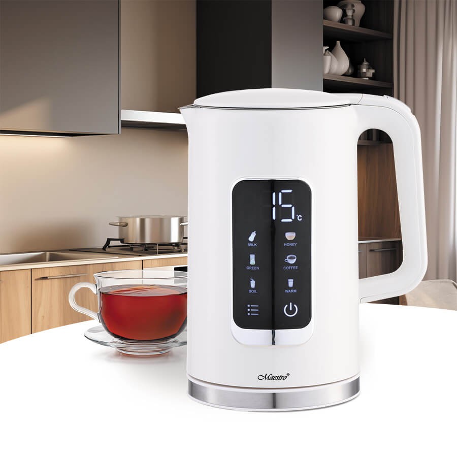 Kuhalnik vode s temp. regulacijo 1,7L, 2200W, MR-024-WHITE 2