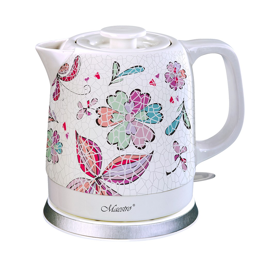 Keramični kuhalnik vode Mesko MR-068-FLOWERS, 1,5l, 1500W