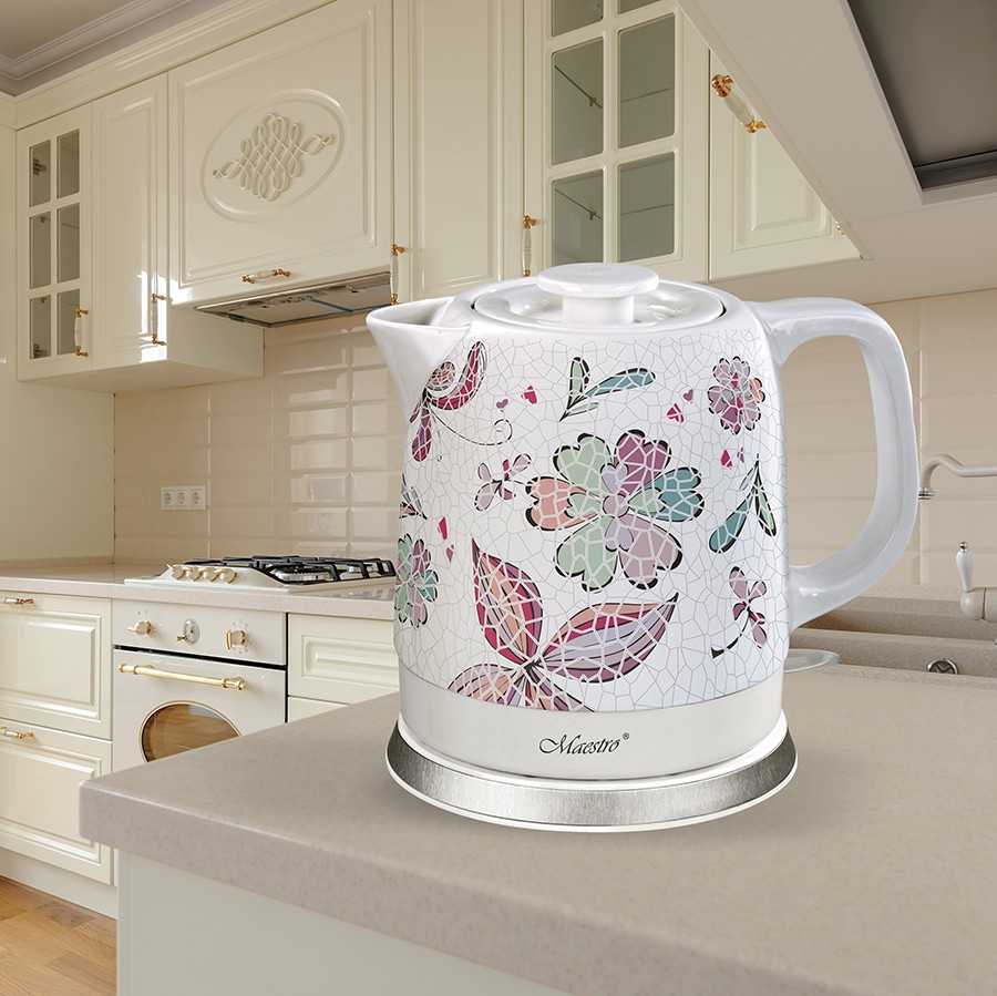 Keramični kuhalnik vode Mesko MR-068-FLOWERS, 1,5l, 1500W 2