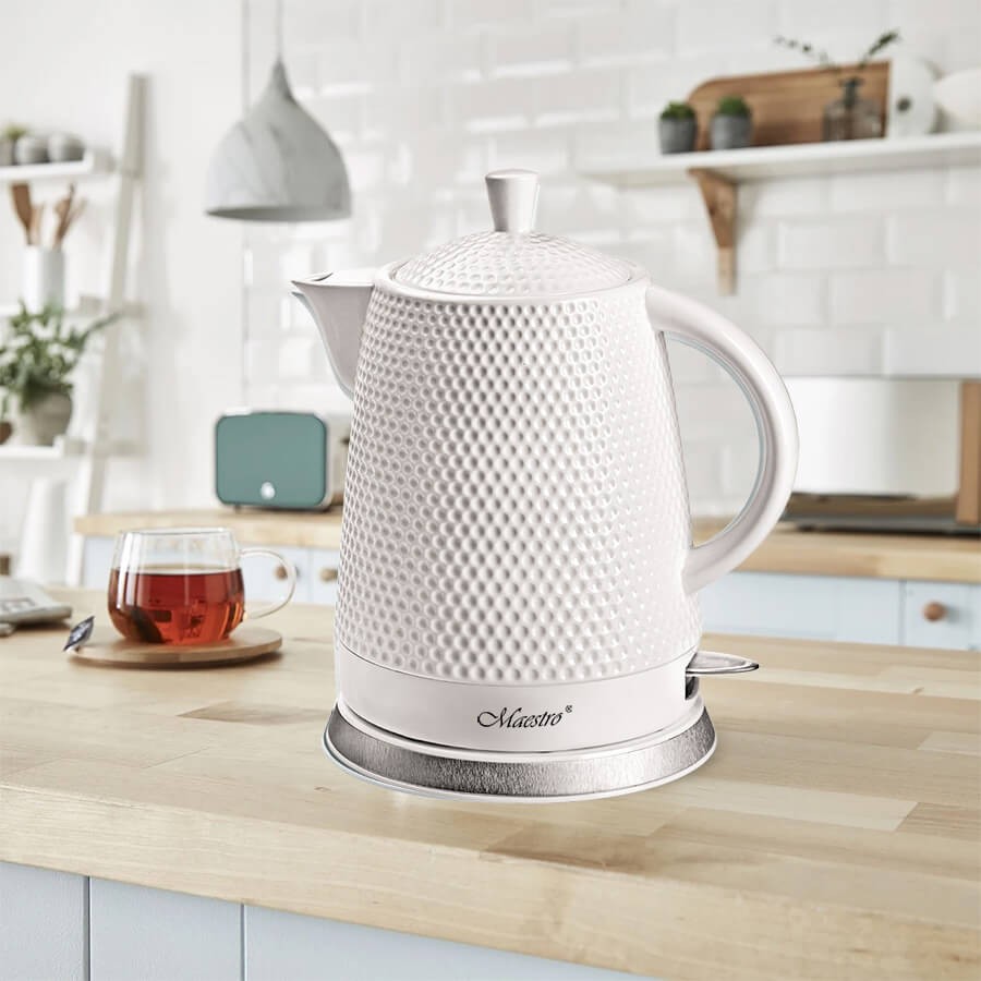 Feel-Maestro MR-069-WHITE keramični kuhalnik vode, 1,5l, 1500W, bel 5