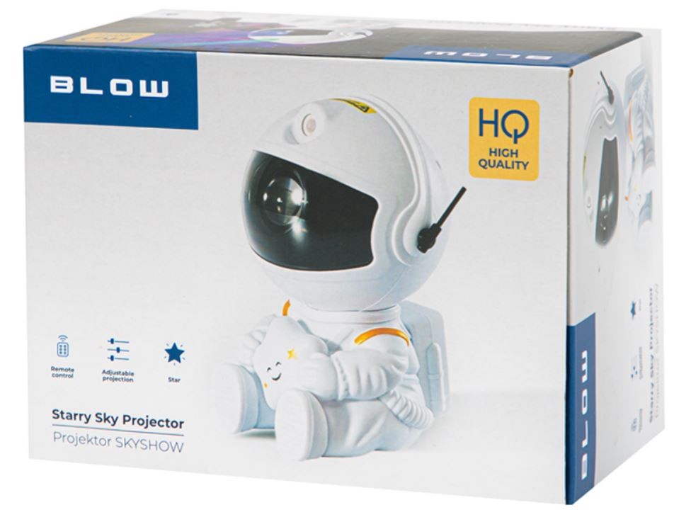 Namizna svetilka projektor LED astronaut 2