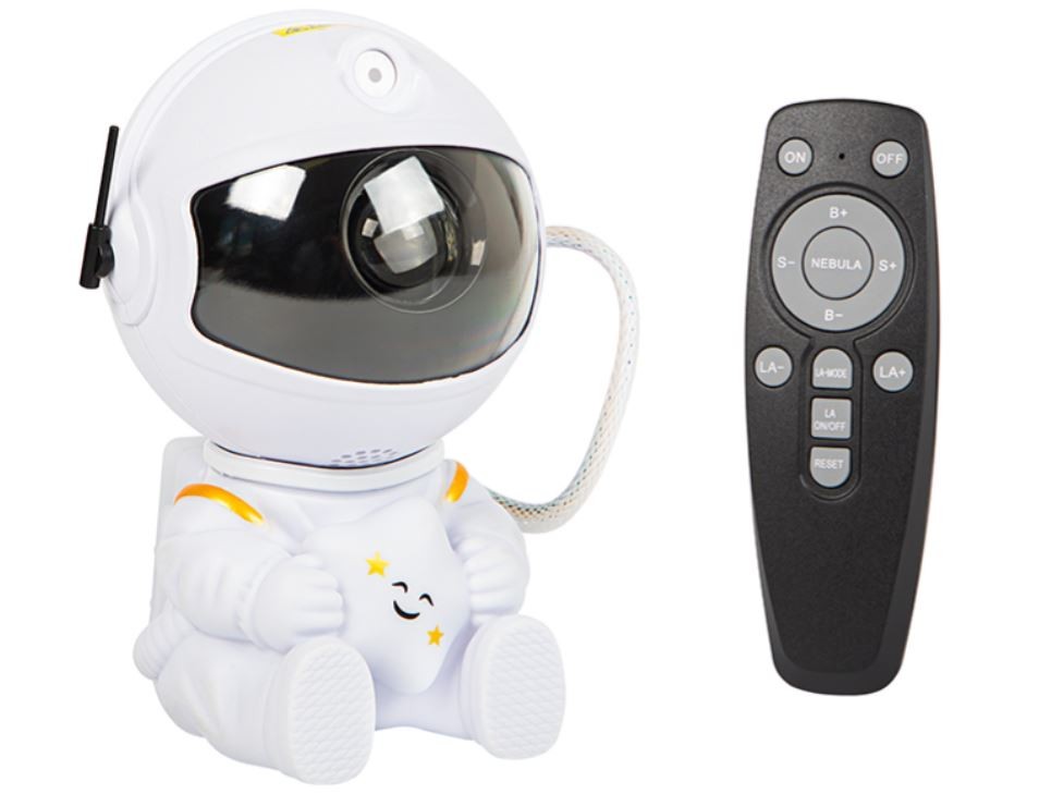 Namizna svetilka projektor LED astronaut