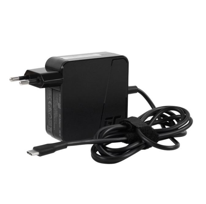 Green Cell USB-C napajalnik 65W (PD, 5-20V) 6