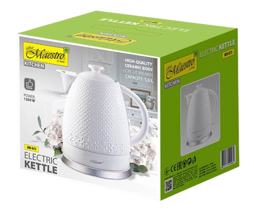 Feel-Maestro MR-073 keramični kuhalnik vode, 1,5l, 1500W 2