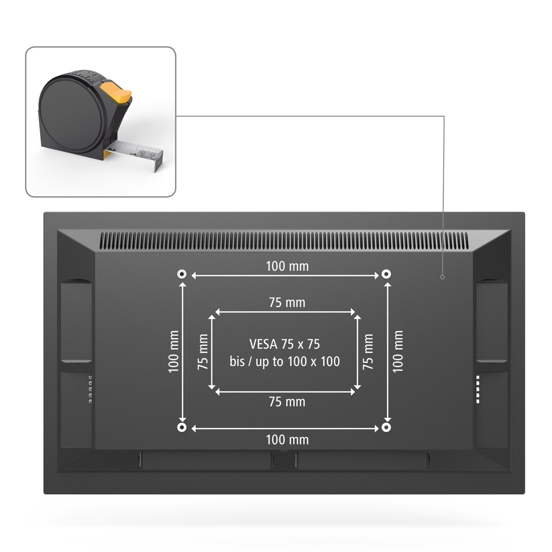 Vrtljivi nosilec za TV/monitor 26" (100x100) 8