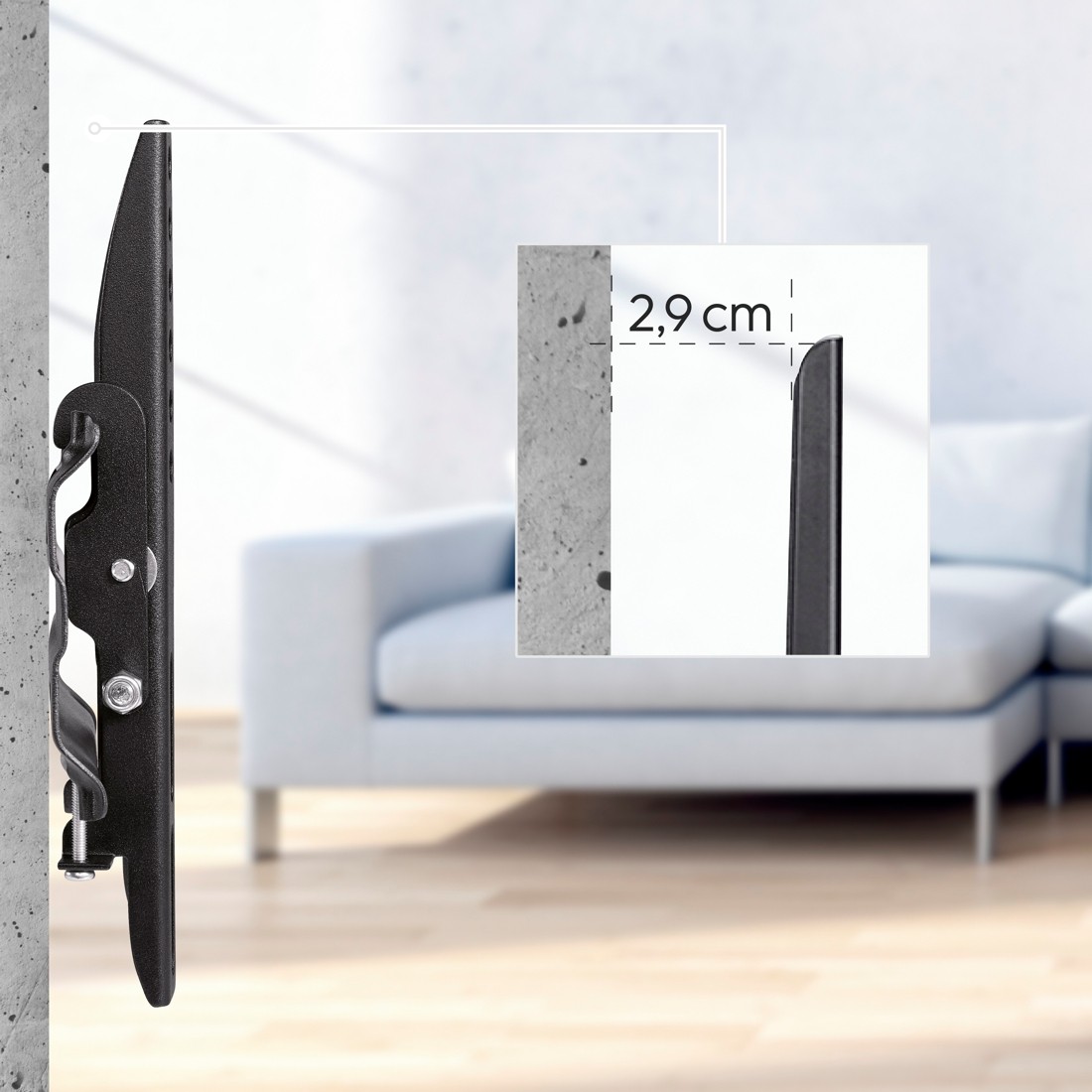 Vrtljivi nosilec za TV/monitor 48" (200x200) 8
