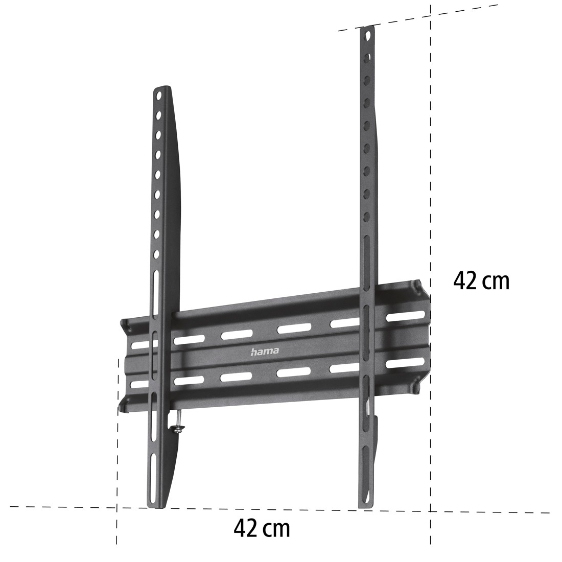 Hama TV stenski nosilec za TV, fiksni, 65" (165 cm), 400x400 mm 3