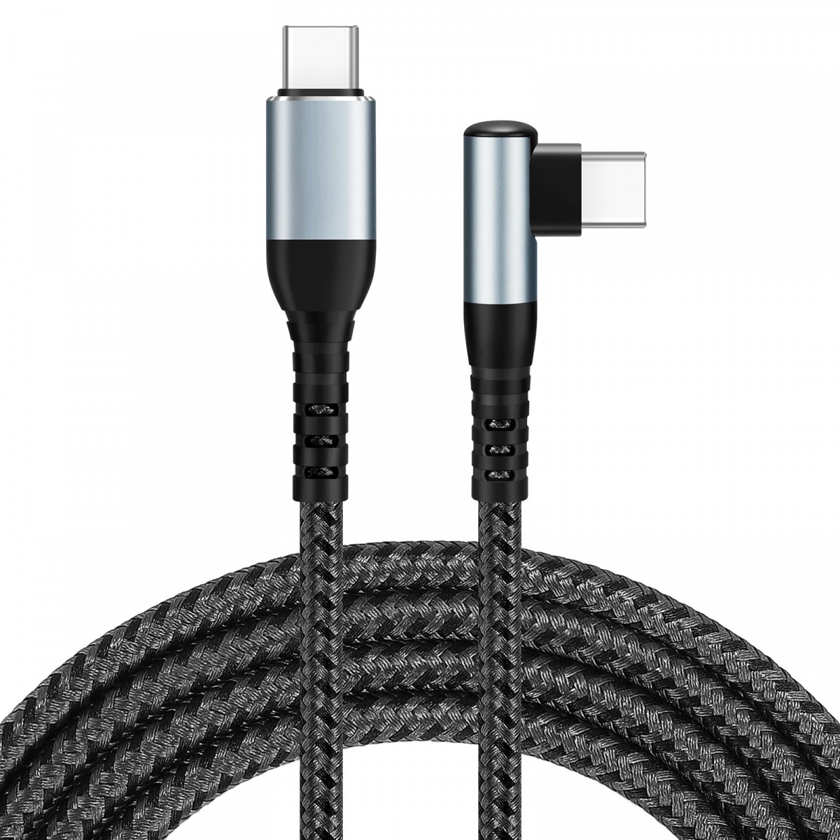 Kabel USB-C 100W, 90 stopinj