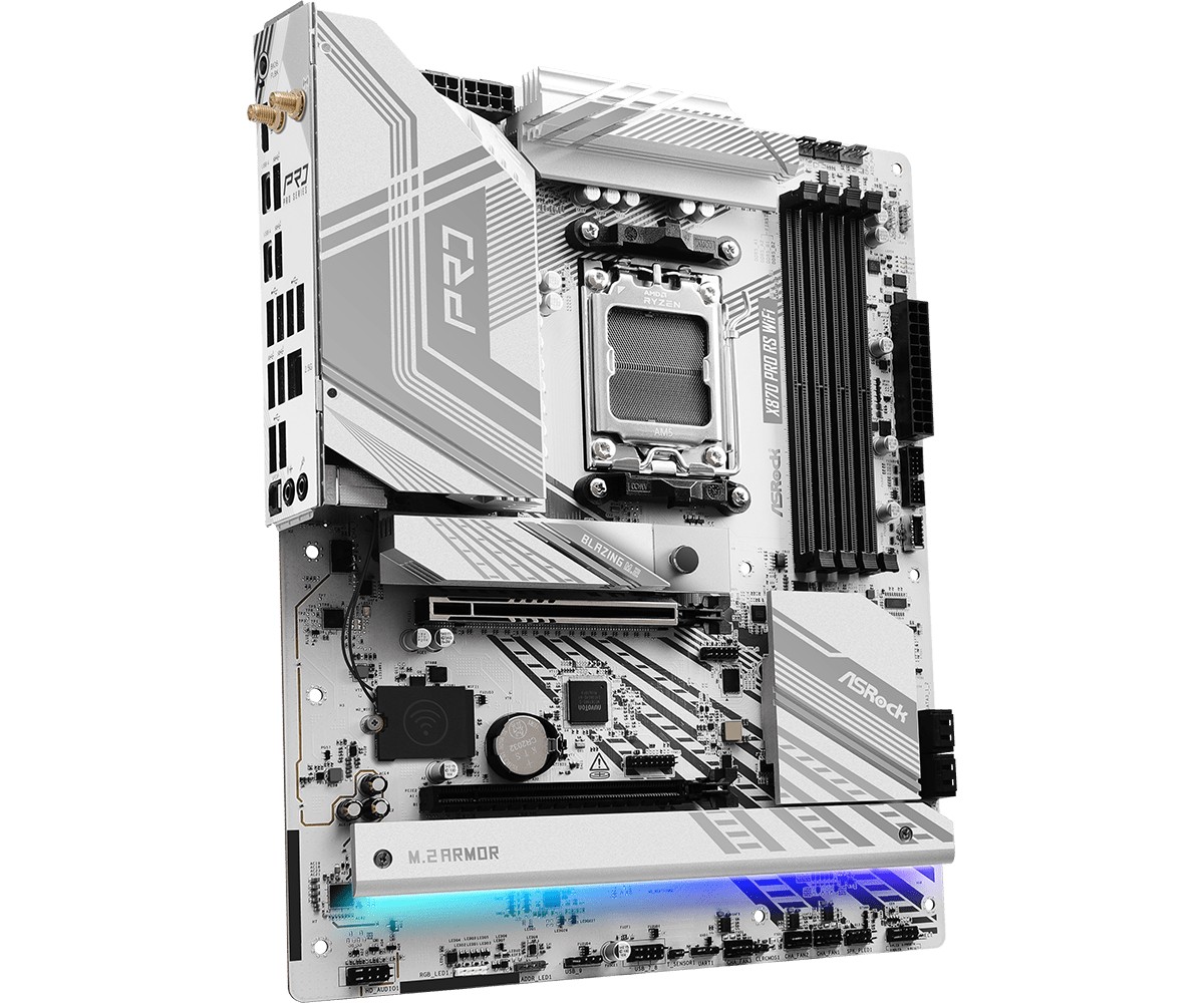 ASRock X870 PRO RS WIFI matična ploča (AM5, 4x DDR5, ATX) 6