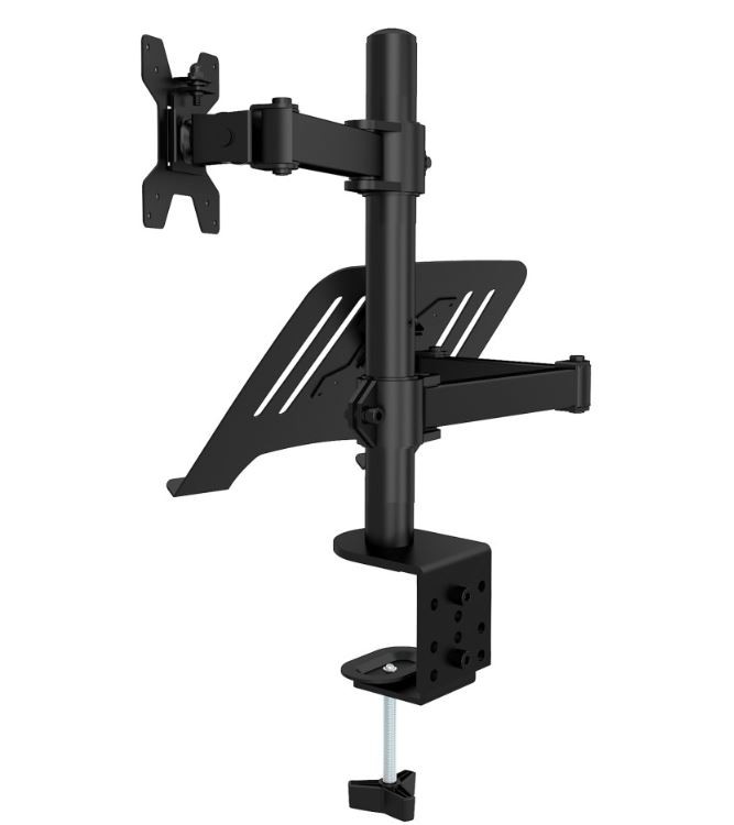 Techly stojalo za monitor (13-32") in prenosnik (do 17") - vrtljivo 3