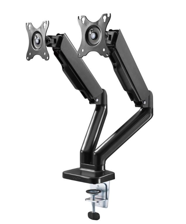 Plinski nosilec za 2 monitorja 17-32", do 9 kg, vrtljiv 7