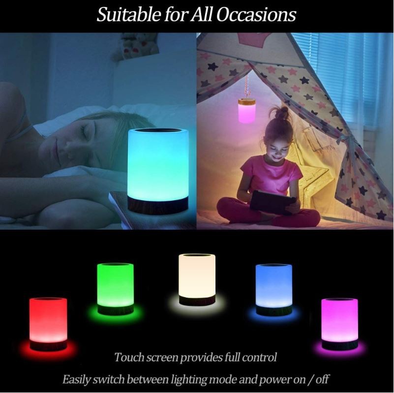Techly LED nočna lučka, barvna, brezžična 5