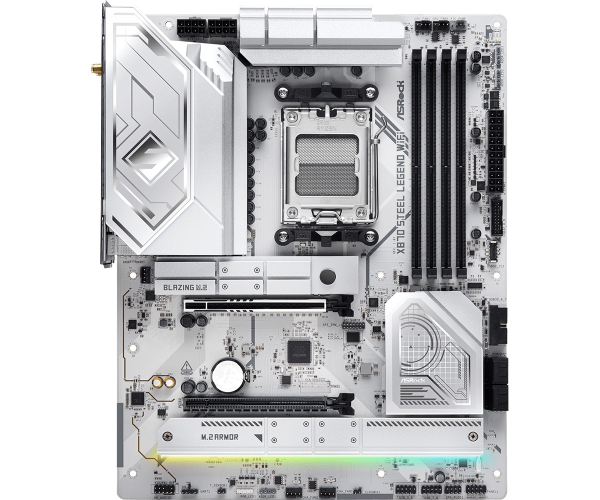 ASRock X870 STEEL LEGEND WIFI matična plošča, AM5, 4x DDR5, M.2, ATX 4