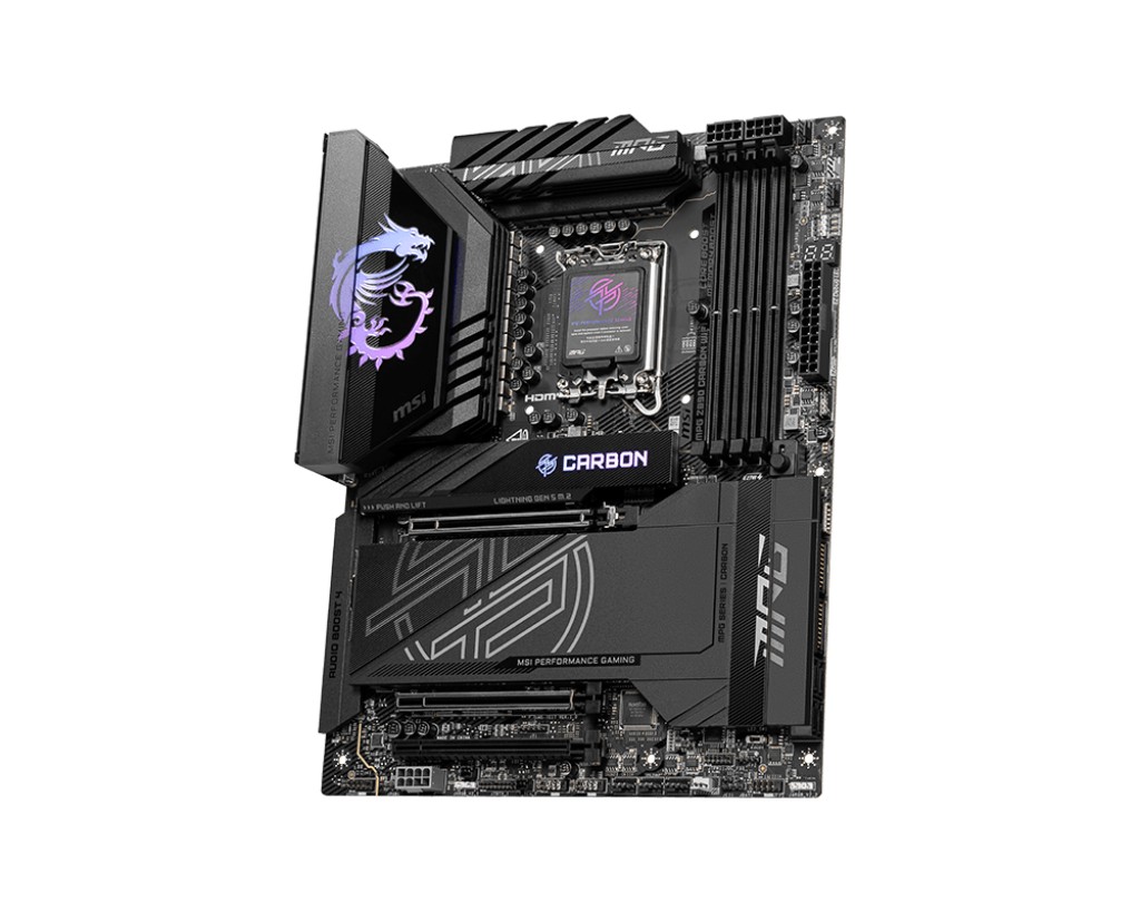MSI MPG Z890 CARBON WIFI matična plošča, LGA 1700, 4x DDR5, HDMI/DP, ATX 4