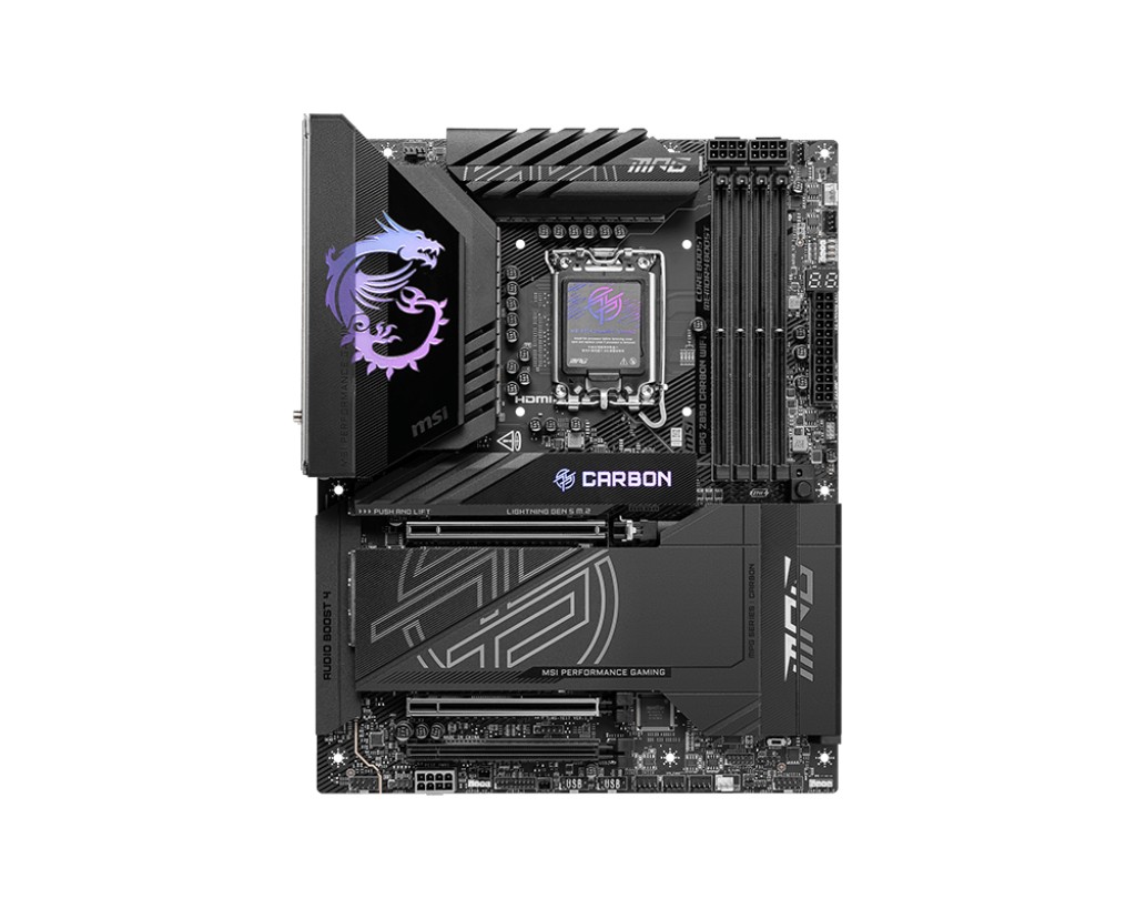 MSI MPG Z890 CARBON WIFI matična plošča, LGA 1700, 4x DDR5, HDMI/DP, ATX 5
