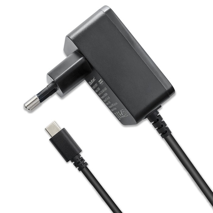 Qoltec Super FAST PD polnilnik USB-C, 15W za Raspberry Pi 4 (črn) 4