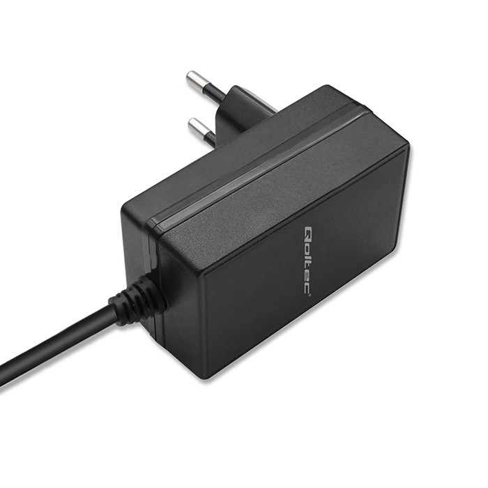 Qoltec polnilnik Super FAST PD za Raspberry PI 5, USB-C, 27W, črn 2