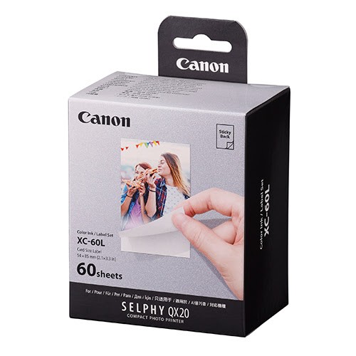 Canon XC-60L komplet papirja in kartuš (2x3") za 60 izpisov 2