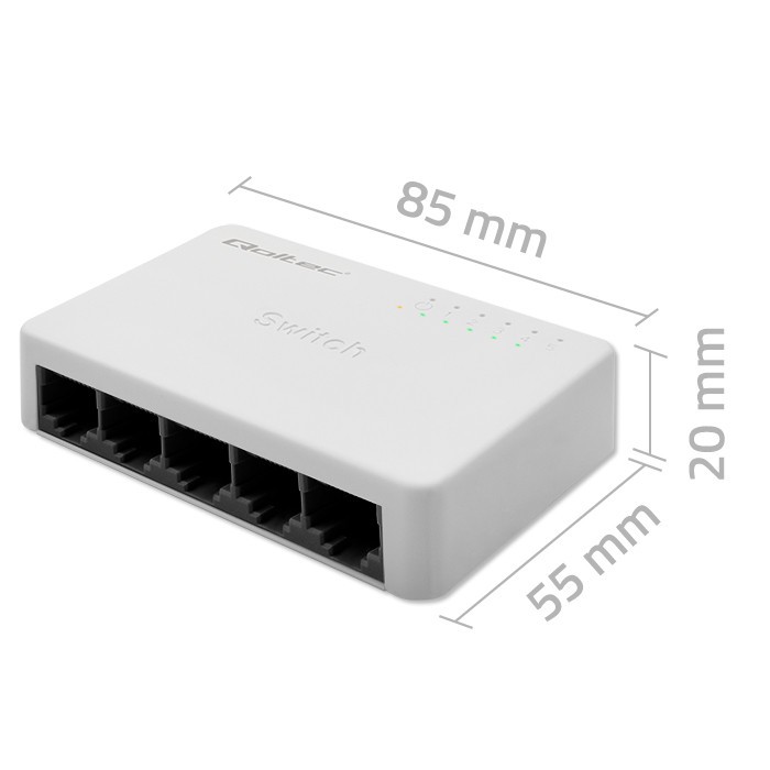 Mrežni preklopnik 5x RJ45, 100Mbps 4