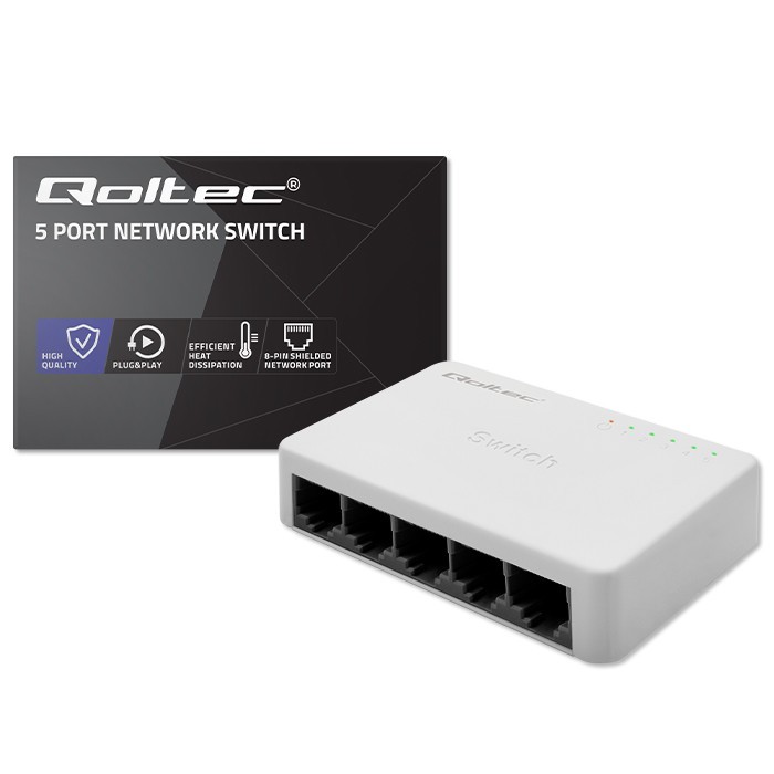 Mrežni preklopnik 5x RJ45, 100Mbps 6