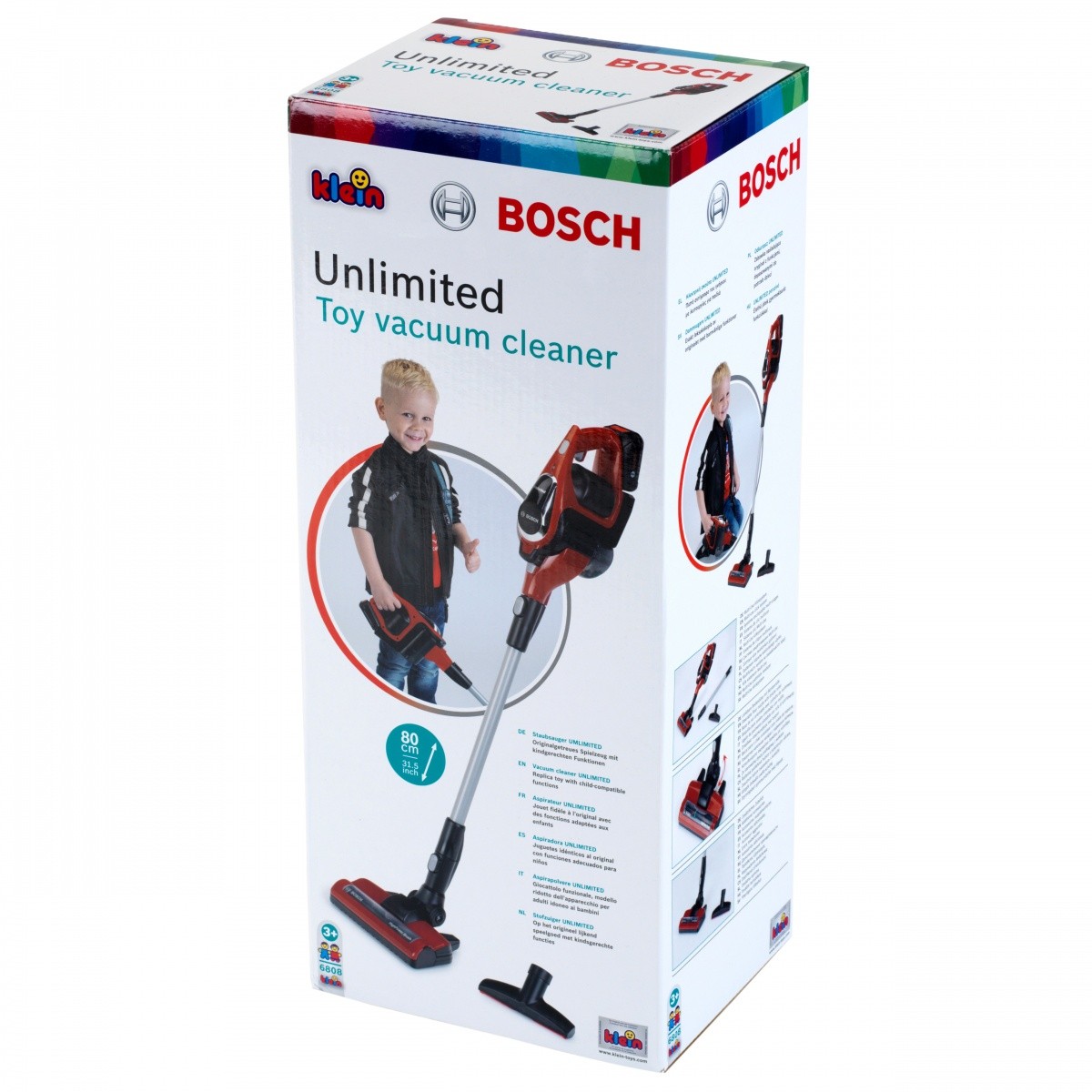 Akumulatorski sesalnik Bosch Unlimited, rdeč 5