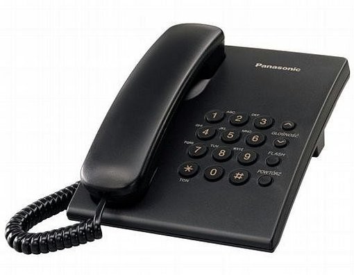 Žični DECT telefon KX-TS500, črn 2