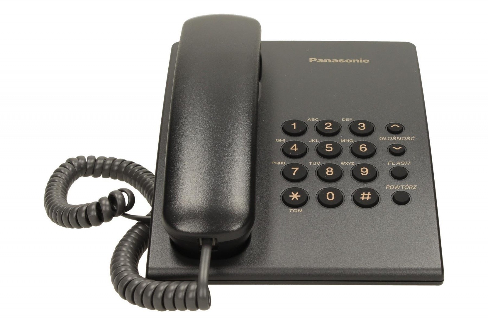 Žični DECT telefon KX-TS500, črn