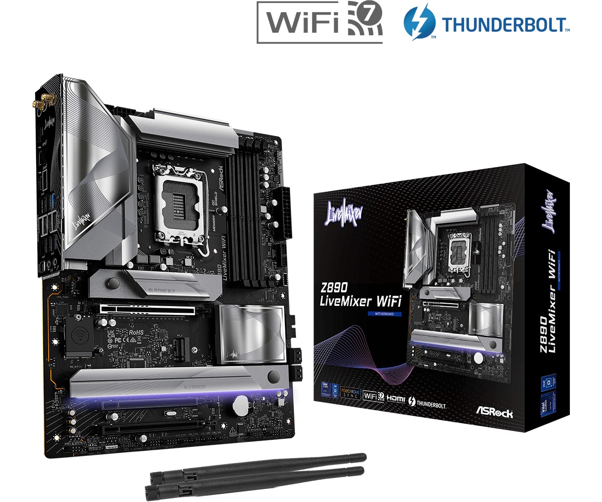 Matična plošča ASRock Z890 LiveMixer WiFi ATX