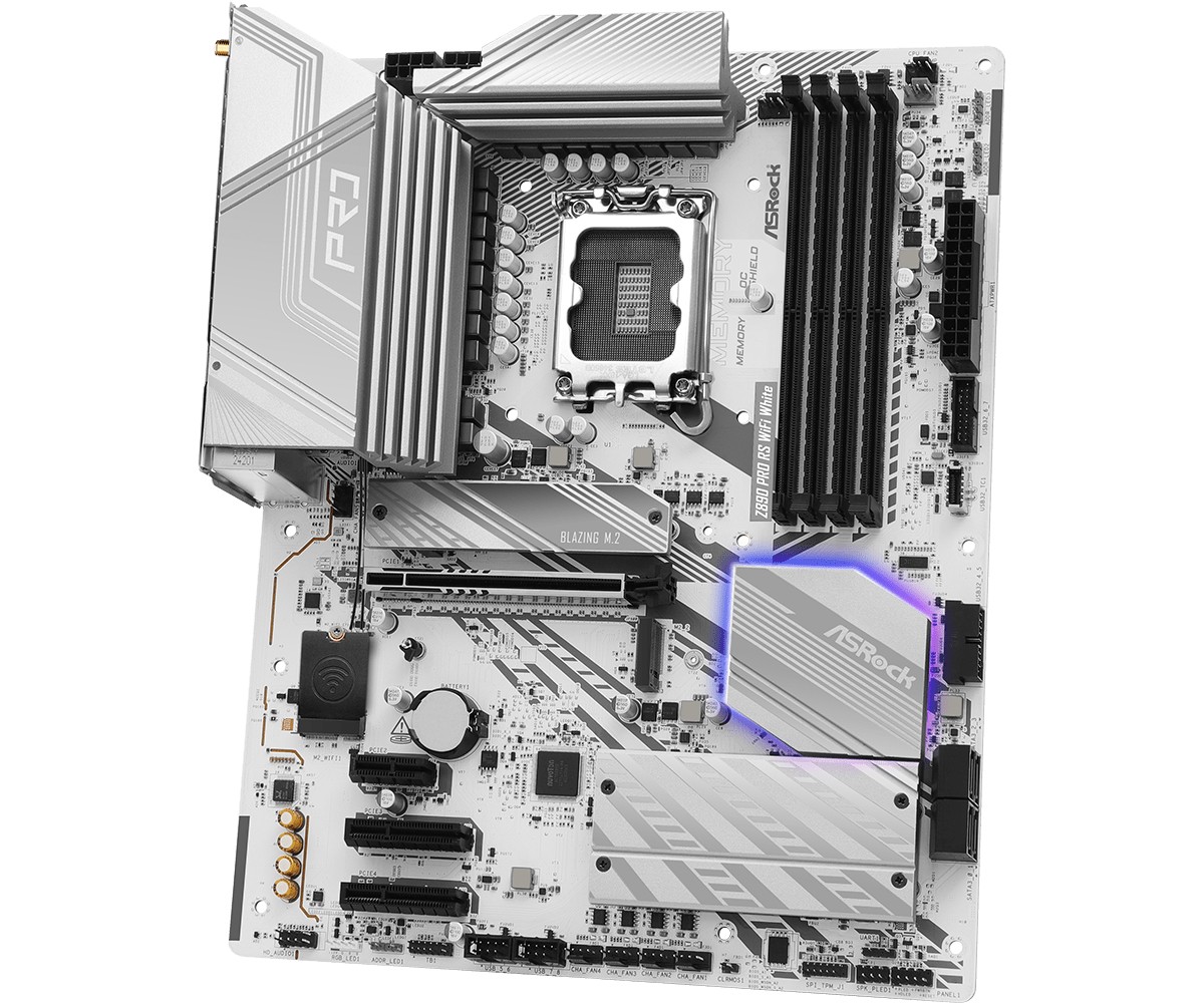 Matična plošča ASRock Z890 Pro RS WiFi White ATX 5