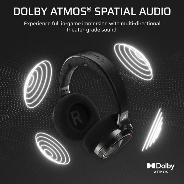 Brezžične slušalke Corsair Virtuoso RGB Wireless Carbon 6