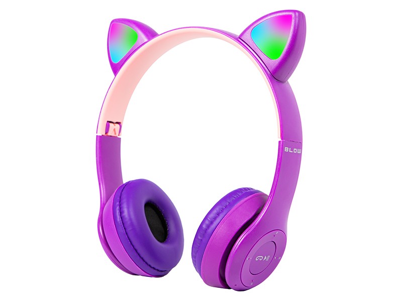Brezžične otroške slušalke Bluetooth 5.0 z LED ušesi