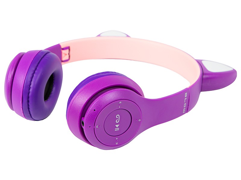 Brezžične otroške slušalke Bluetooth 5.0 z LED ušesi 2