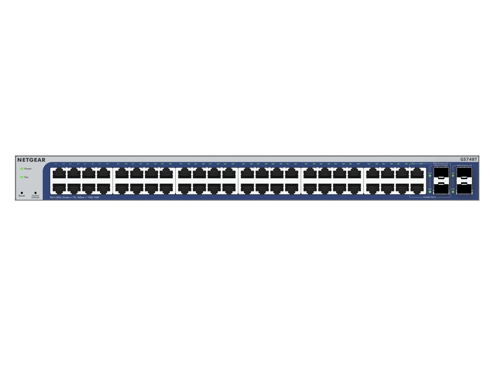 Netgear GS748T SMART preklopnik (Switch) - 48xGE + 4xSFP 4
