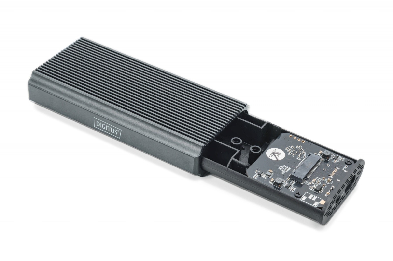 Ovitek za SSD M.2 NVMe, USB4, aluminijast, beznapinjski 5