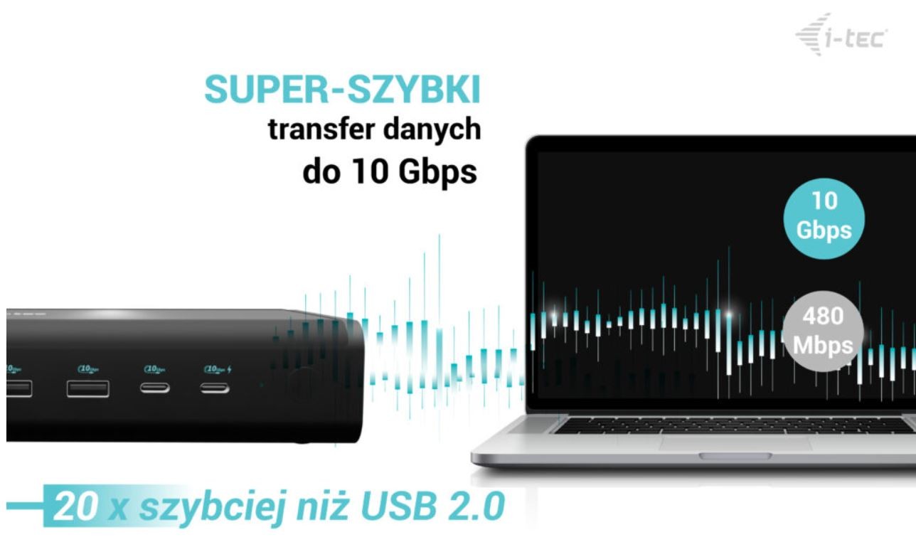 Univerzalna priklopna postaja 6x 4K/60Hz, PD 140W 4