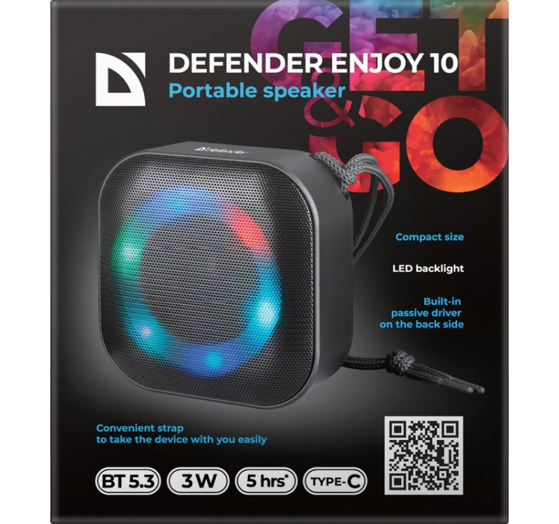 Bluetooth zvočnik ENJOY 10, 3W, črn 6