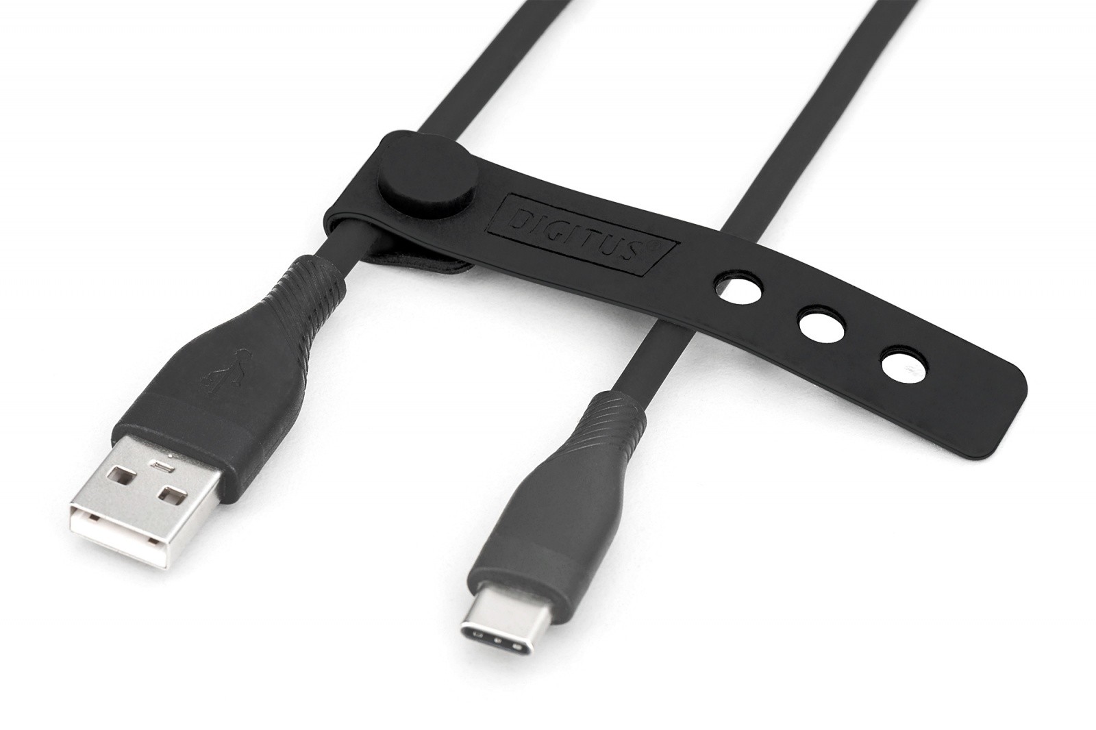 USB-A v USB-C kabel, 60W, 2m - črn 3