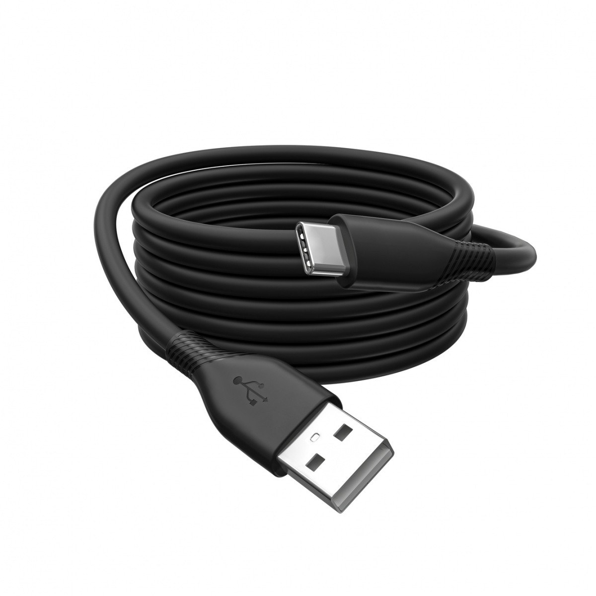 USB-A v USB-C kabel, 60W, 2m - črn 6