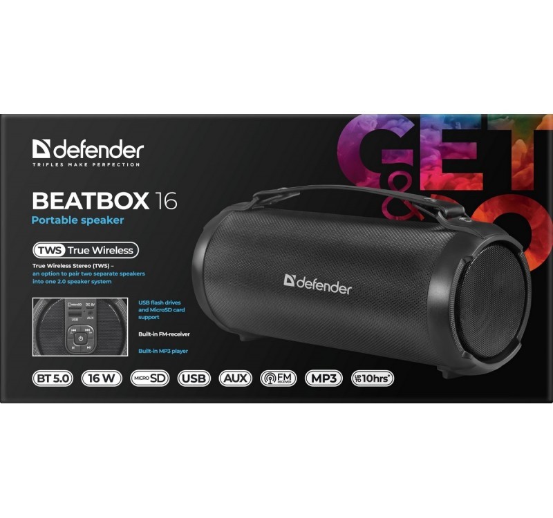 Bluetooth zvočnik Defender BEATBOX 16W 3