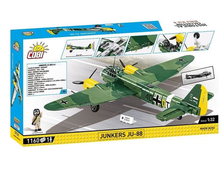 Cobi Klocki Junkers JU-88 1160 elementov 2