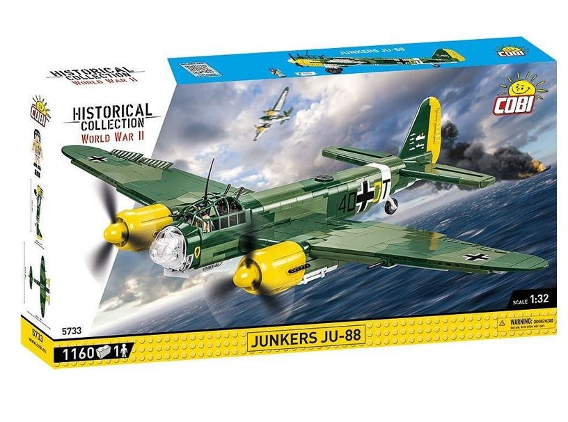 Cobi Klocki Junkers JU-88 1160 elementov