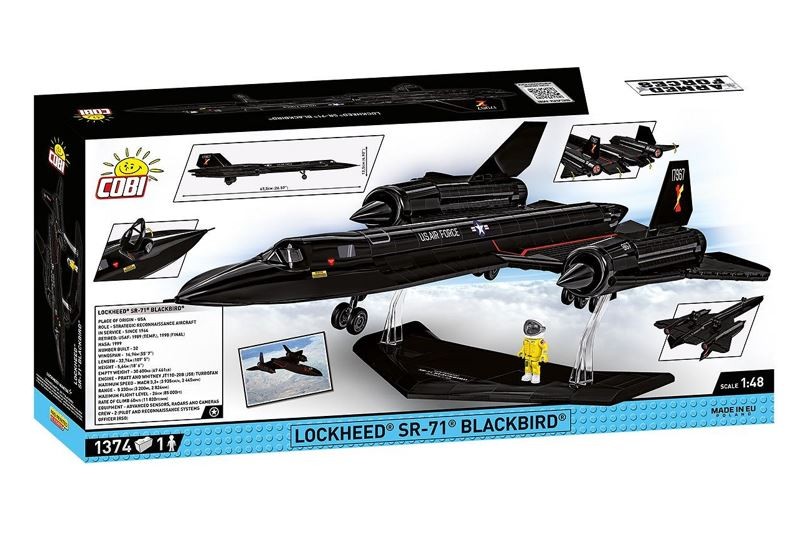 Gradbeni bloki - Letalo Lockheed SR-71, 1374 kos. 2