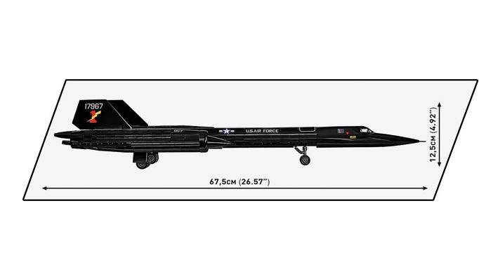 Gradbeni bloki - Letalo Lockheed SR-71, 1374 kos. 3