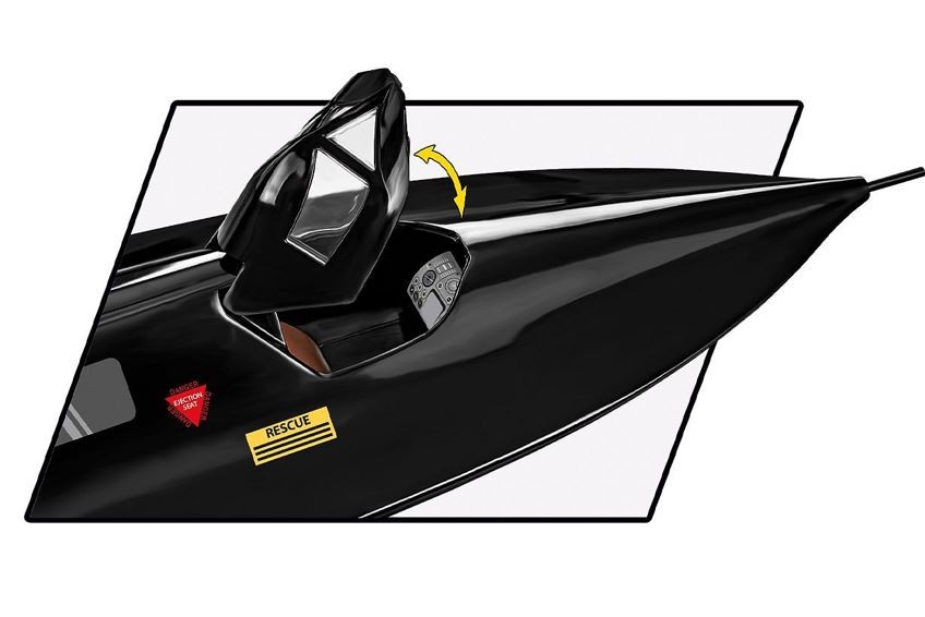 Gradbeni bloki - Letalo Lockheed SR-71, 1374 kos. 6