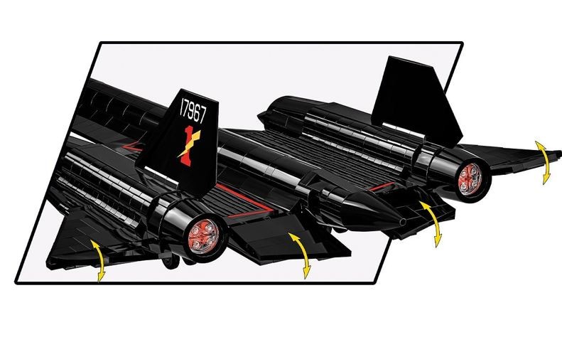 Gradbeni bloki - Letalo Lockheed SR-71, 1374 kos. 7