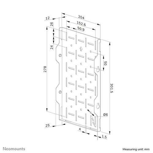 Neomounts AV stalak LEVEL-750 za zidne nosilce LEVEL-750 2