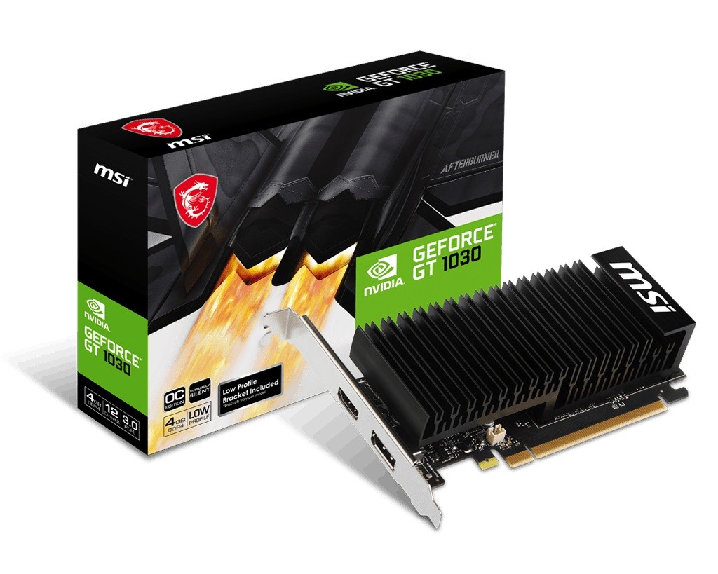 Grafična kartica MSI GeForce GT 1030 4GB DDR4