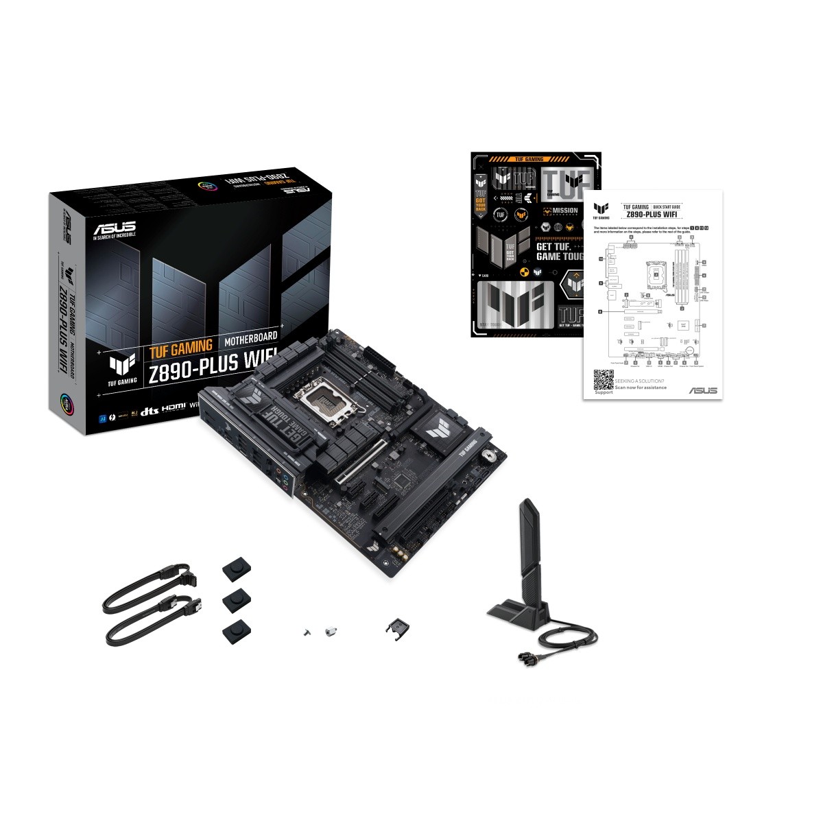 Asus TUF GAMING Z890-PLUS WIFI matična plošča (s1851, 4x DDR5, TB4, ATX) 8