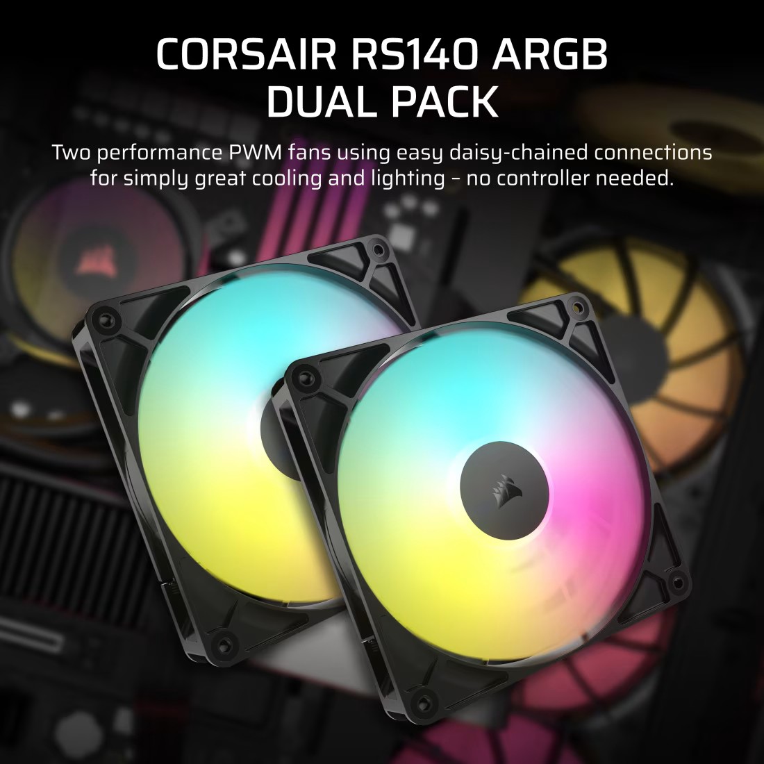 Corsair RS140 ARGB ventilator 140mm 2